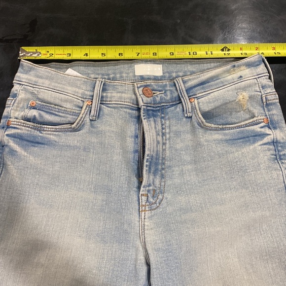 MOTHER THE STUNNER ZIP CROP ANKLE STEP FRAY IN ROLLING IN THE BUSHES - Picture 15 of 16